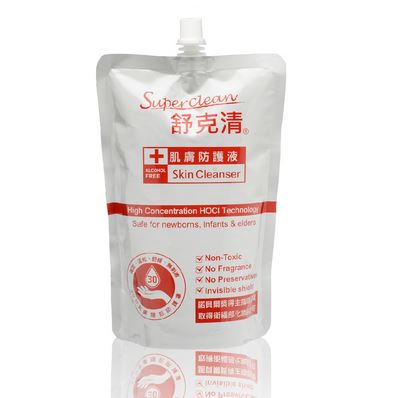 舒克清 (600ml/紅)舒克清 肌膚防護液 補充包