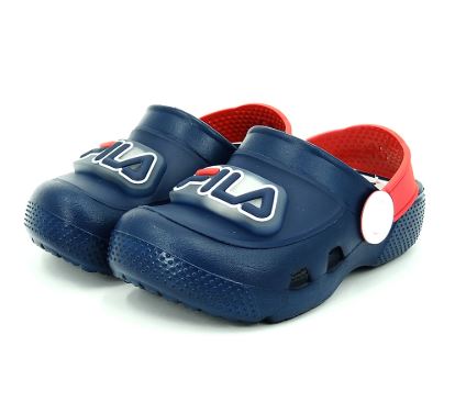 (深藍/15cm)【FILA】MD電燈園丁鞋(7-S855U-321)(中小童涼 