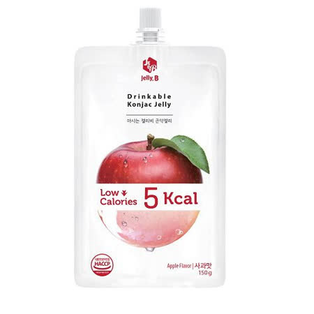 蘋果【韓國Jelly.B】低卡蒟蒻果凍150g 常溫.冷藏.冷凍均可 