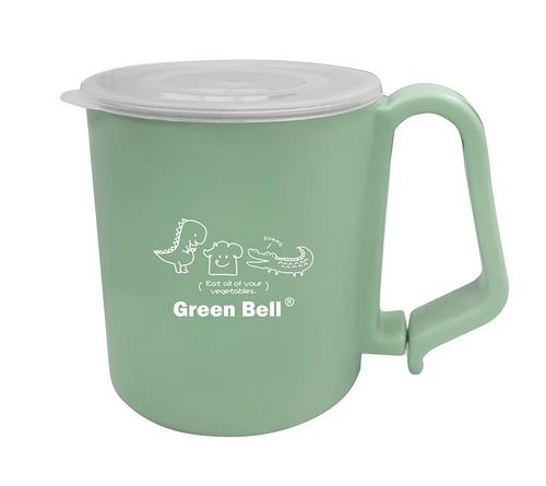 (綠/210ml)綠貝 兒童304抗菌不鏽鋼杯GBK-508(雙層隔熱設計 