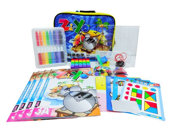 雙11省21.限量4(黃金版)【資優數學】中上（共4書+教具袋) 