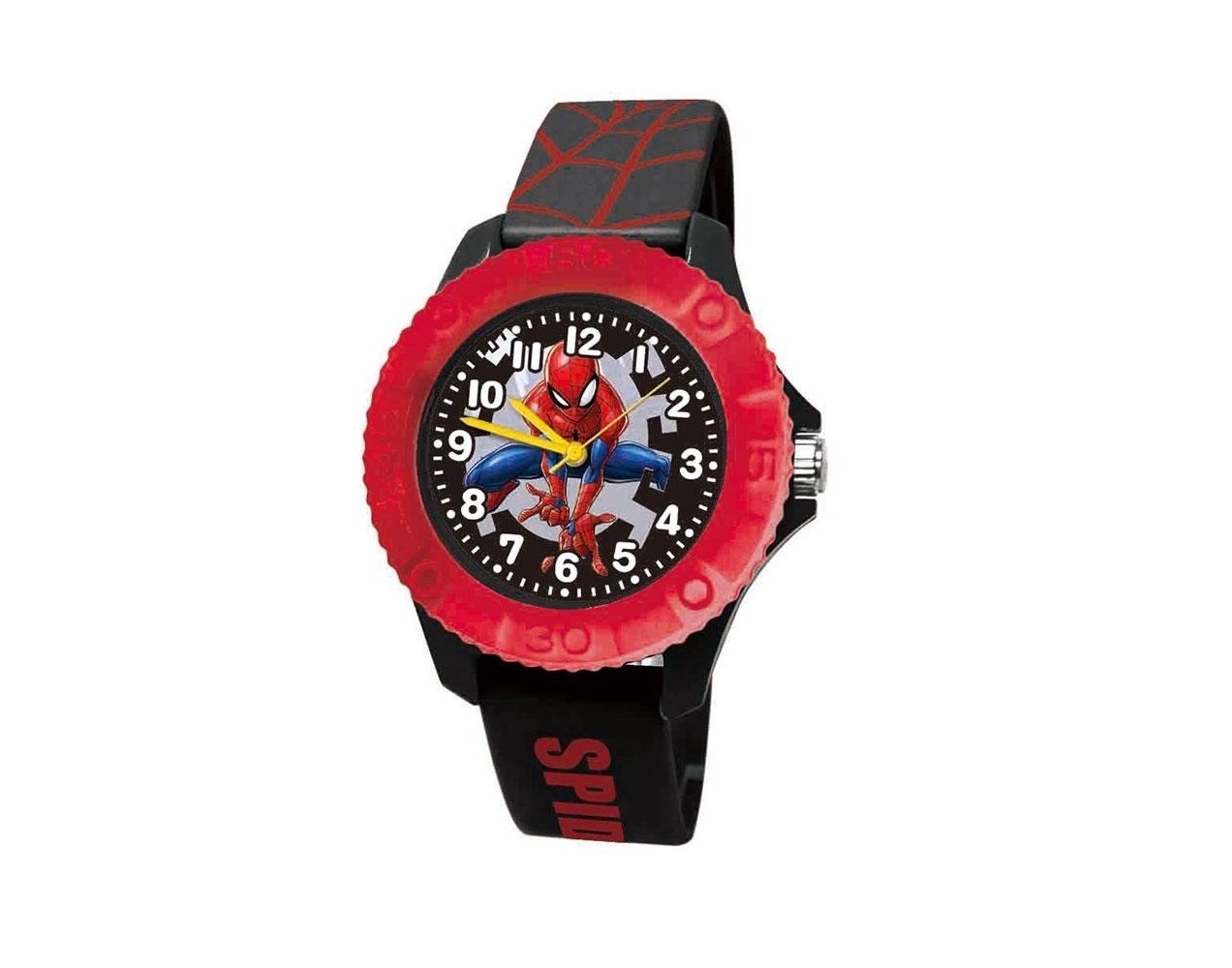 (蜘蛛人)迪士尼系列米奇防潑水雙色殼兒童手錶 @兒童手錶