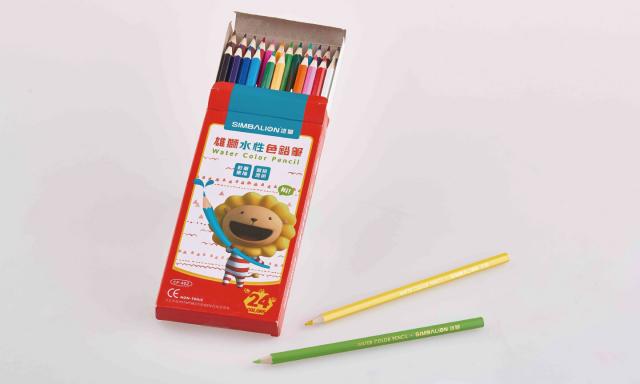 (24色/紙盒)雄獅 水性色鉛筆CP402色彩飽和.暈染性佳@文具 