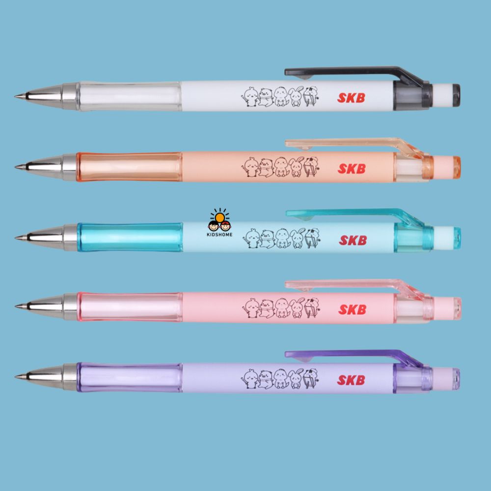 (5色袋裝)【SKB新品】按動鋼珠筆0.5mm.G-3002 @文具