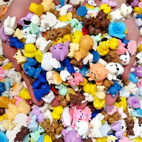 (30入)仿真小動物迷你可愛卡通擺飾玩具組 裝飾