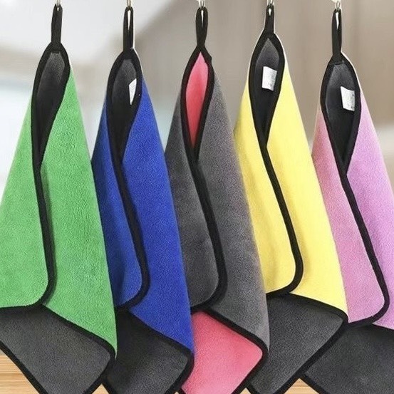 5色各1.共5入【優質加厚多功能抹布/洗碗布】30*30CM
