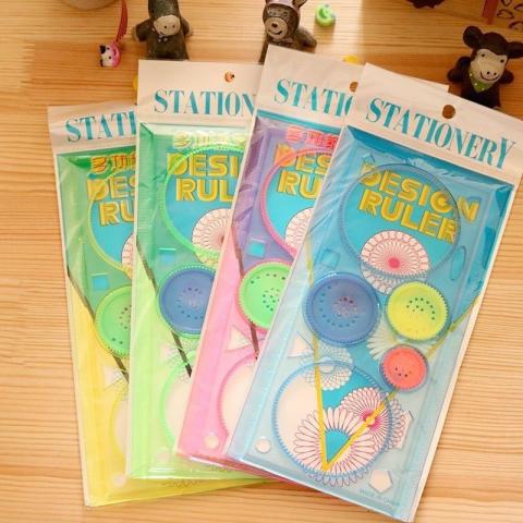 【兒童百變萬花尺｜創意繪圖神器】讓孩子畫出驚艷幾何圖案 