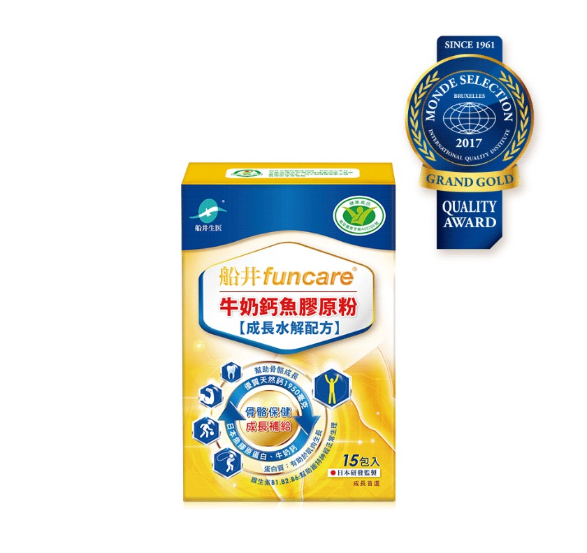 合購.6盒(許願品)【船井】牛奶鈣魚膠原粉(高成長水解配方 