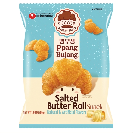 1129搶購趴 農心麵包部長 奶油鹽可頌造型餅乾  @點心零食 