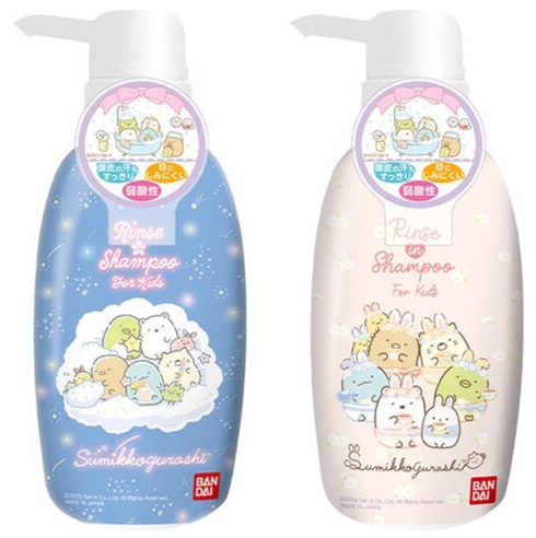 (不挑款)【日本BANDAI】角落生物 兒童二合一洗護髮露300m 
