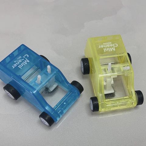 橡皮擦屑清理小車(不挑色)解壓小物 推著走、看著碎屑被吸 