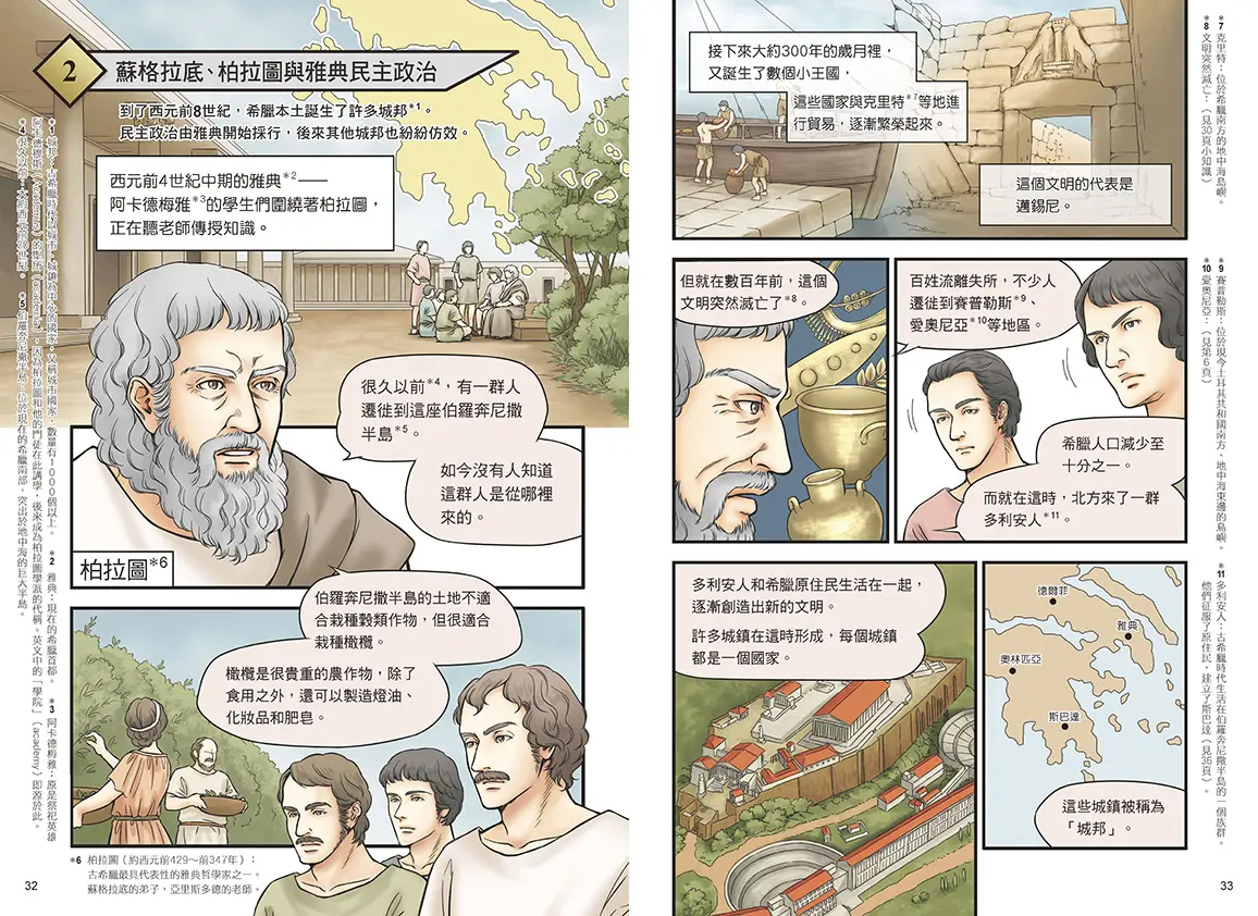 知識學習漫畫 史地