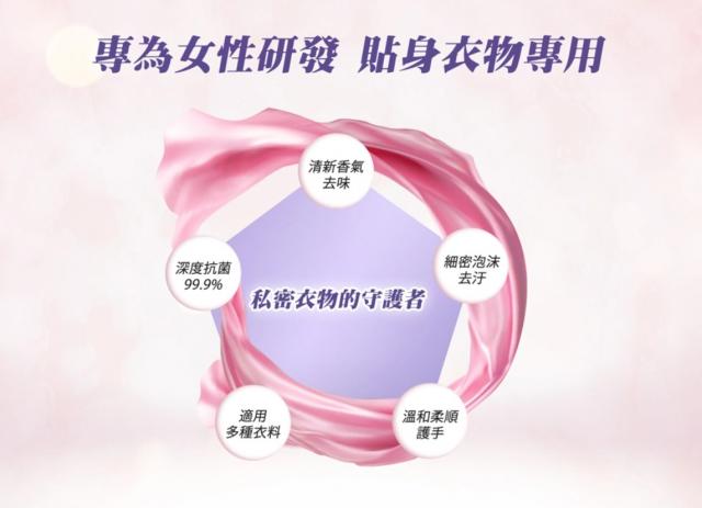 清潔私密洗衣精冷洗精